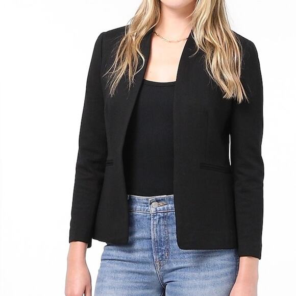 J. Crew Jackets & Blazers - J. Crew The Going Out Blazer Stretch Twill Black Jacket Size 4
